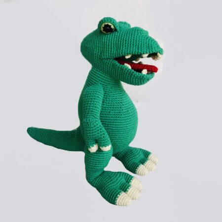 Rex the Dino Crochet Stuffed Animal